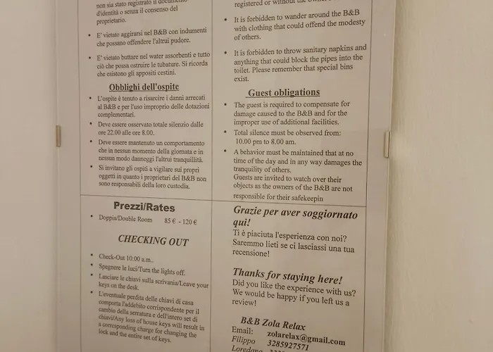 Zola Relax * Zola Predosa